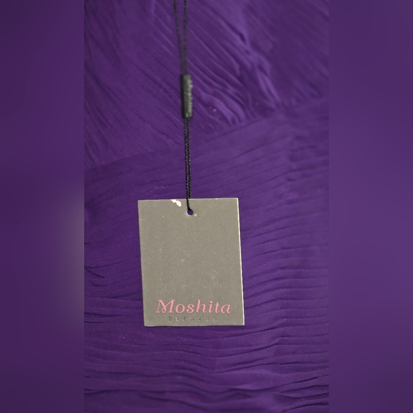 NTW Moshita Couture Purple Evening Dress - Picture 3 of 4
